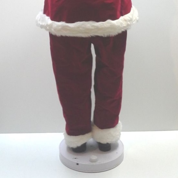 Vintage Life Size Animated Santa Door Greeter Five Feet Tall - Picture 6 of 6